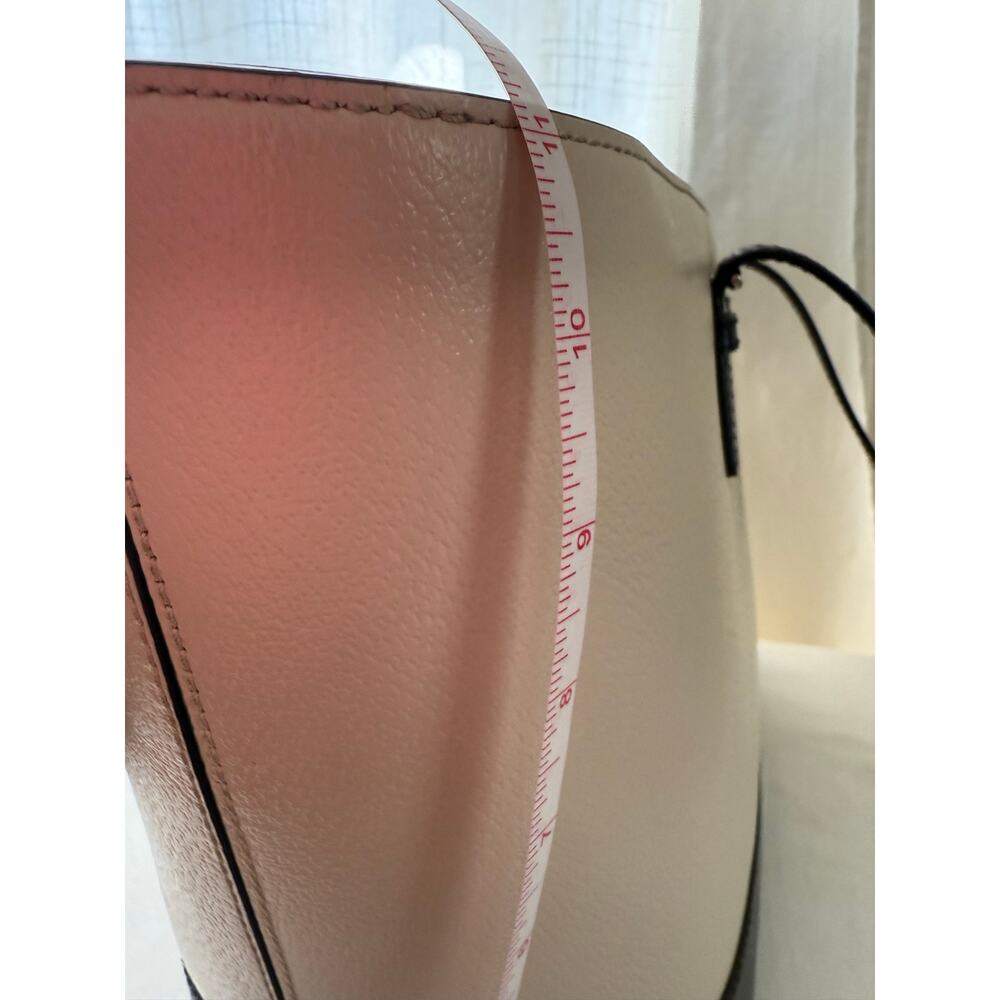 Gorgeous Kate Spade Two Tone Black & Cream Leather Tote Handbag - New w/o Tags - Picture 12 of 12